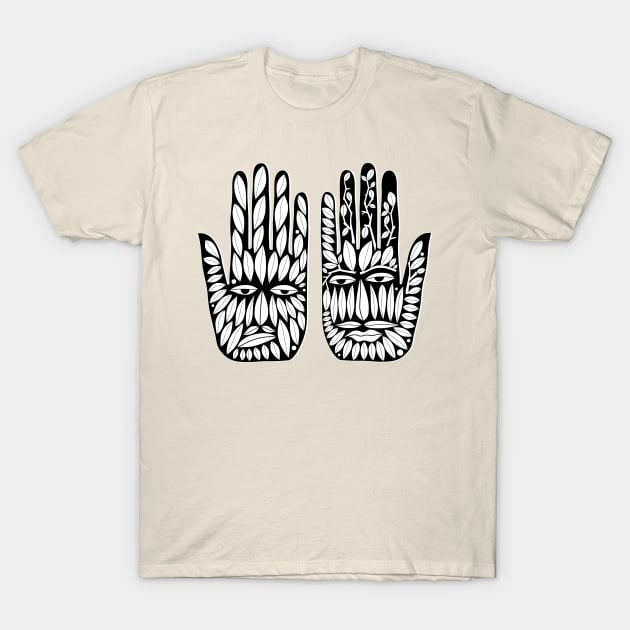 Green Fingers T-Shirt by spellstone.studio